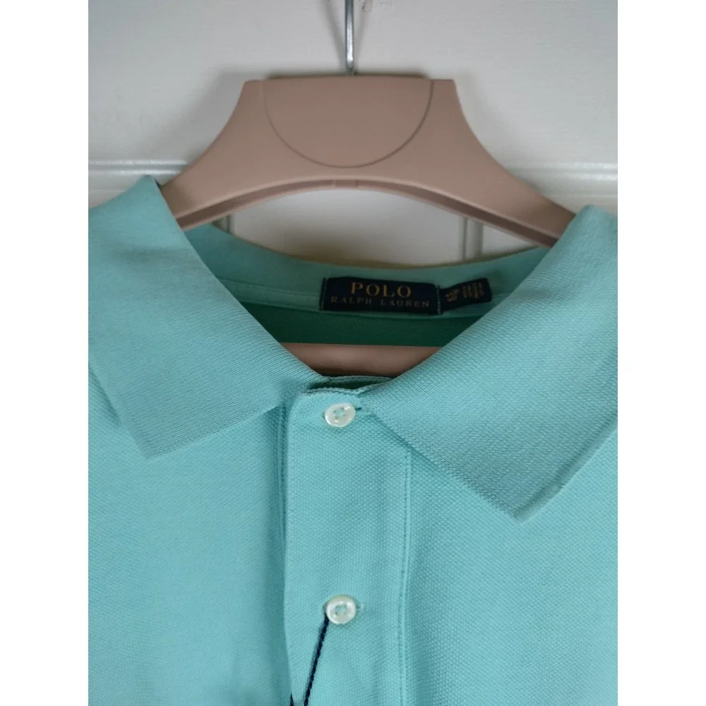 NWT Ralph Lauren Polo Shirt Men's 4XB Classic Fit Green Short Sleeve Cotton